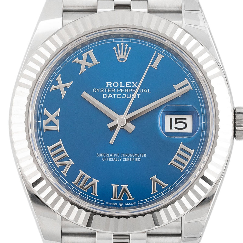 Datejust 41mm Azzurro Dial Stickered 2024 - 126334