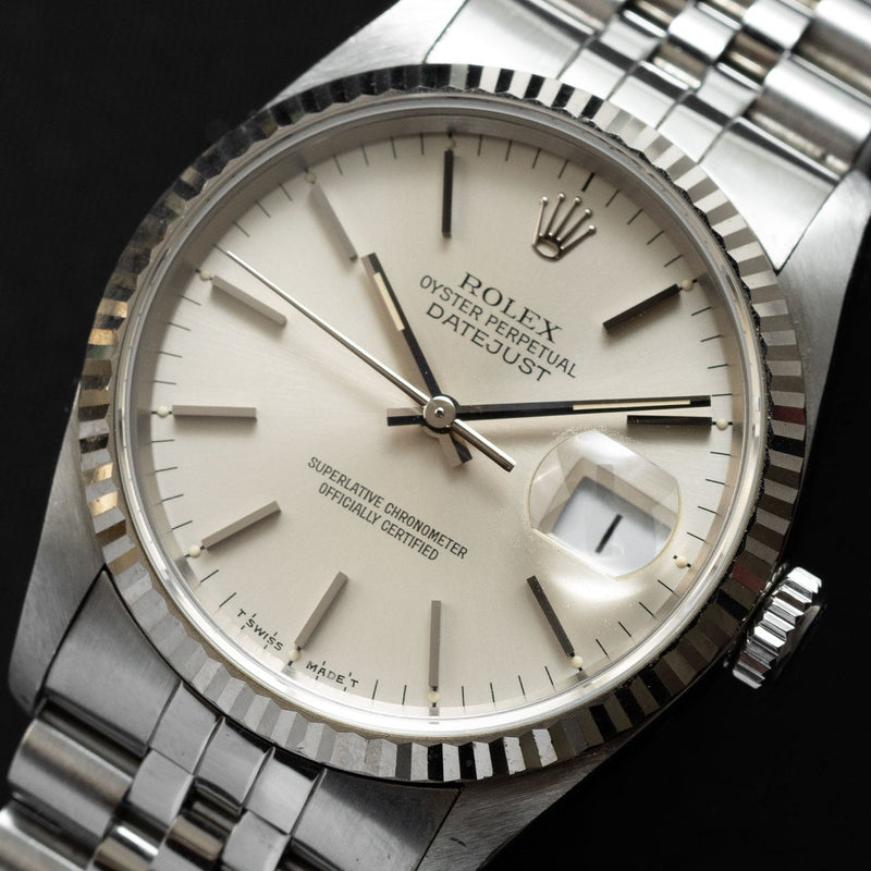 Datejust 36mm Silver Dial 1992 - 16234